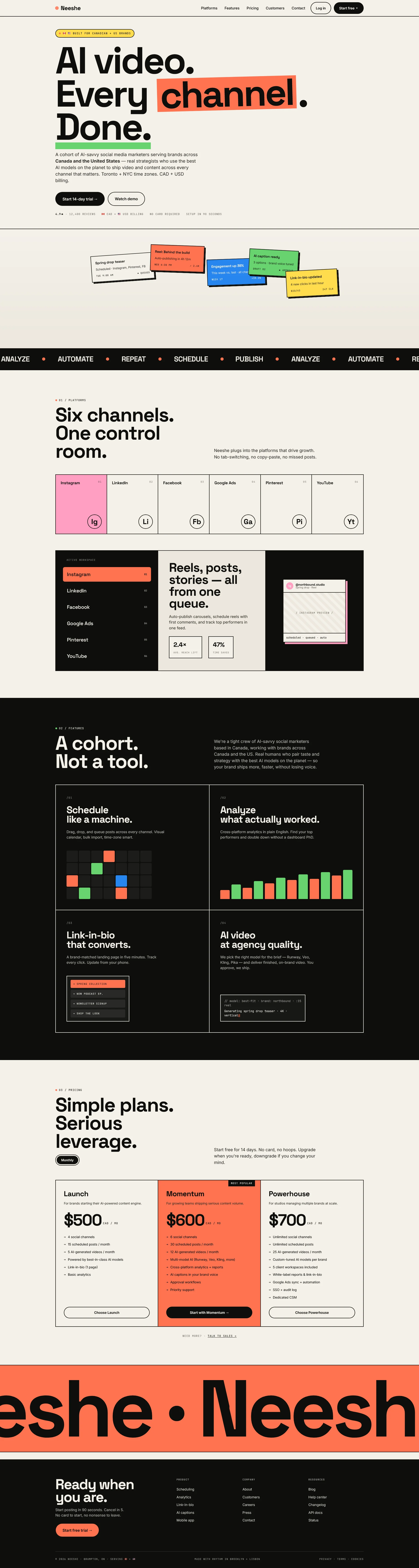 Neeshe — website by Almighty Webions